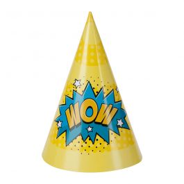 Folat – Chapeaux De Fête Zoo Party, Lot De 6, En Papier, Multicolores, Avec élastique, Pour Anniversaire Enfant