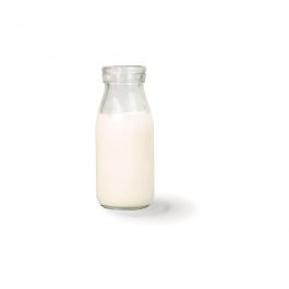 Bouteille de lait en verre 15cm