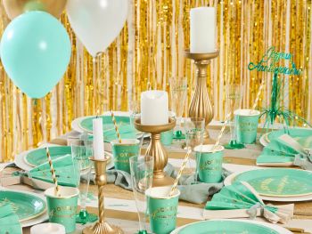 Anniversaire Menthe & Gold