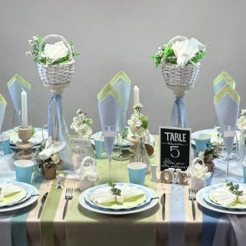 Ma Table Pastel Fleuri 
