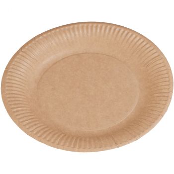 Assiette carton kraft