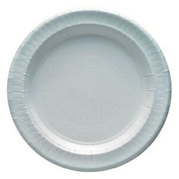 Assiettes carton blanc x12