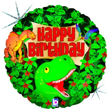 Ballon dinosaure happy birthday