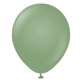 Ballon latex eucalyptus 12''