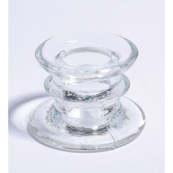 Bougeoir suede transparent