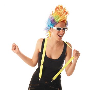 Bretelles jaune fluo