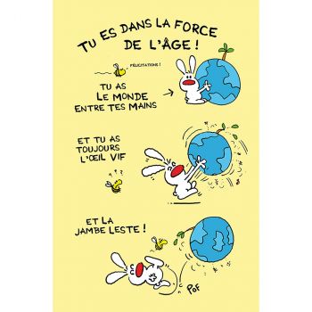 Carte Show Lapin