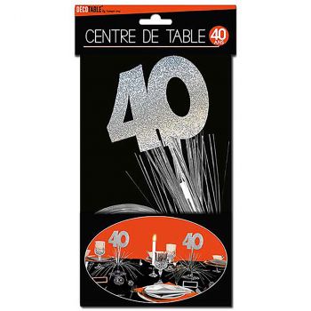 Centre de table 40 ans