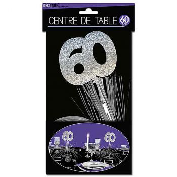 Centre de table 60 ans