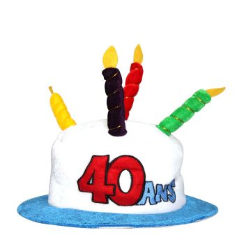 Chapeau d'anniversaire 40 ans