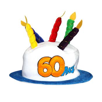 Chapeau d'anniversaire 60 ans