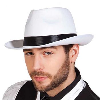 Chapeau Mafia blanc