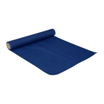 Chemin de table bleu 4.8m