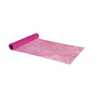 Chemin de table romance fuchsia 30cmx10m