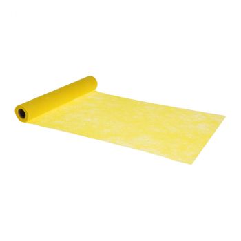 Chemin de table romance jaune 30cmx10m