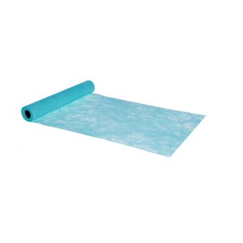 Chemin de table romance turquoise 30cmx10m