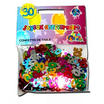 Confettis de table 30ans