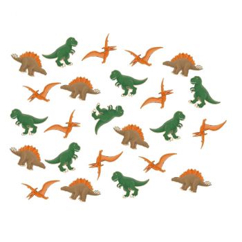 Confettis de table dinosaure