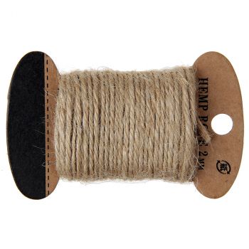 Cordon 2mmx10m naturel