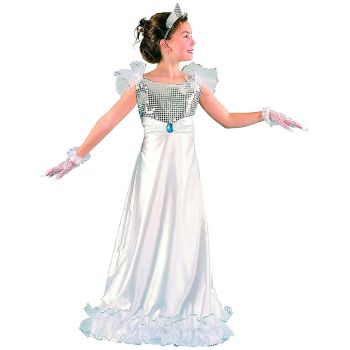 Costume fille princesse de bal 7/9 ans