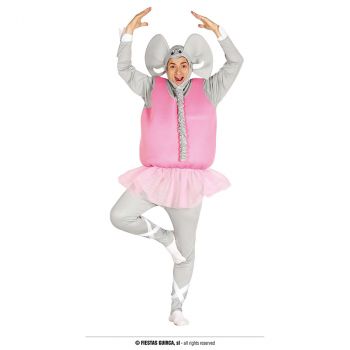 Déguisement éléphant rose
