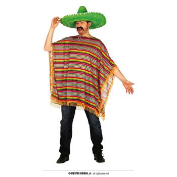 Déguisement poncho mexicain