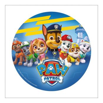 Disque comestible gateau Pat Patrouille
