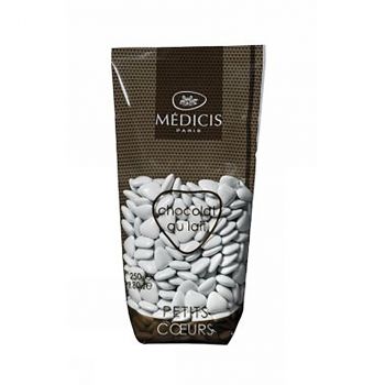 Dragées mini cœur chocolat lait 250g