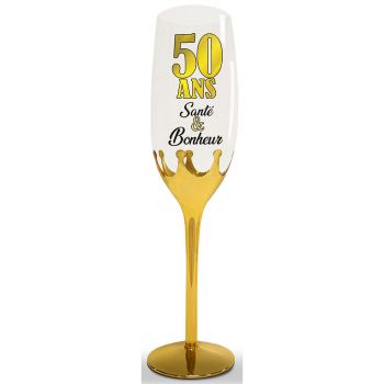 Flute champagne 50 ans