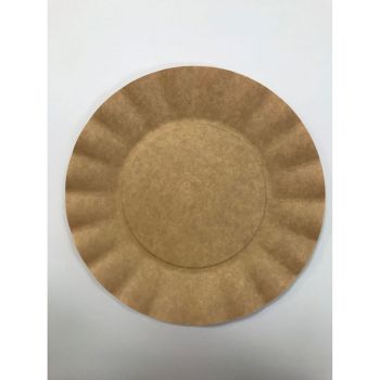 Grande assiette kraft x20