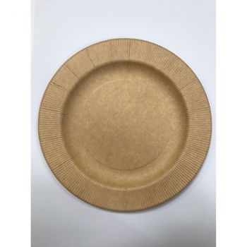 Grande assiette kraft x20