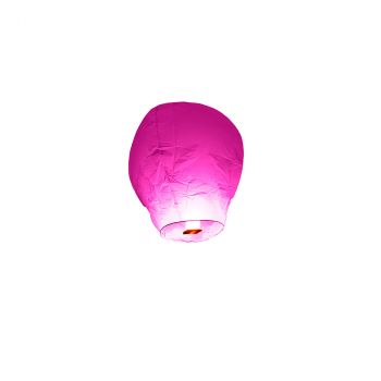 Lanterne volante rose