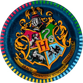 Les 8 assiettes Harry Potter Ø 18 cm