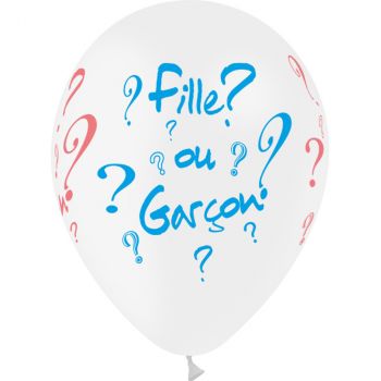 LES 8 BALLONS "FILLE OU GARÇON ?"