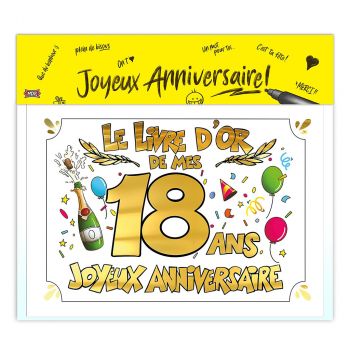 Livre d'or 18 ans