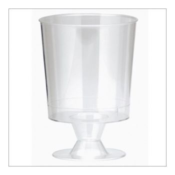 Lot de 10 verres à vin jetables