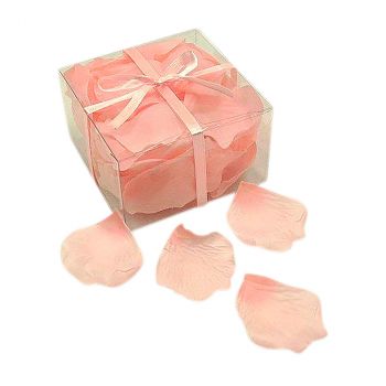 Lot de 100 pétales tissu blanc