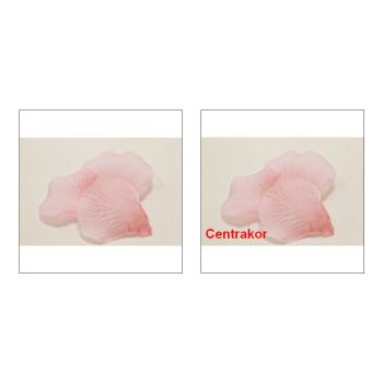 Lot de 100 pétales tissu rose