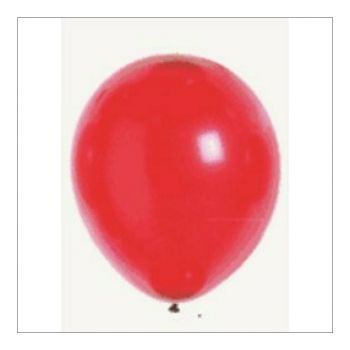 Lot de 20 ballons latex rouge métallisé 28cm