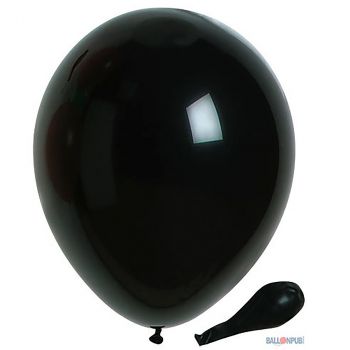 Lot de 50 ballons noir  latex 25cm
