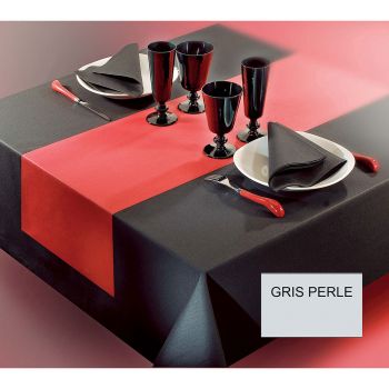 Lot de 50 serviettes grises 40x40cm