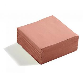 Lot de 50 serviettes voie sèche 40x40 taupe