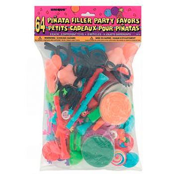 Lot de 64 jouets à pinata