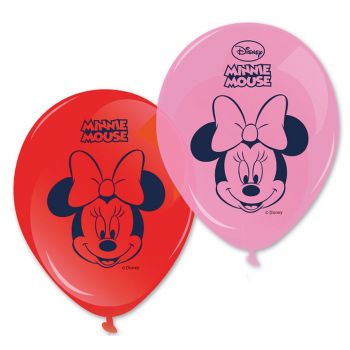 Lot de 8 ballons minnie