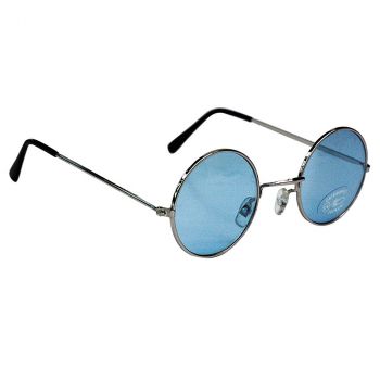 Lunettes hippie bleu