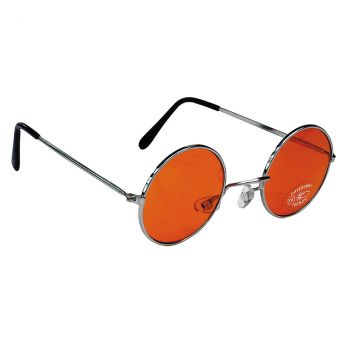 Lunettes hippie orange