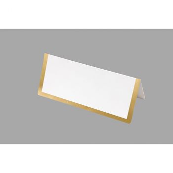 Marque place bordures dorée x6