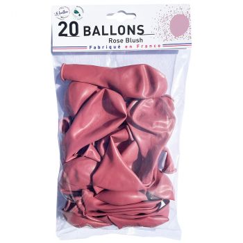 Mini ballons opaque rose blush x25