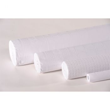 Nappe damassé 1.18x100m blanc