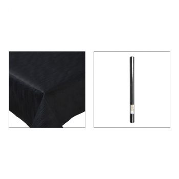 Nappe gauffrée noire 20m